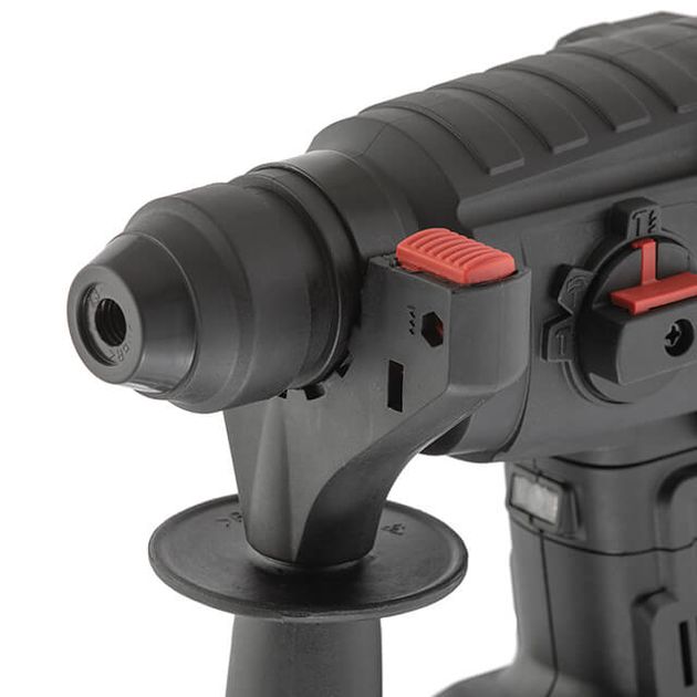 Перфоратор акумуляторний з безщітковим двигуном 20 В, 2 Дж, 0-1250 об / хв, 0-4800 уд / хв, SDS plus, літій-іон, 4.0 Ач, ЗУ 4А, кейс, фото , зображення 8 | SNABZHENIE.com.ua