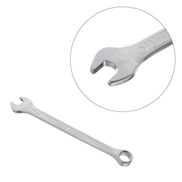 Ключ комбінований 7мм, Cr-V, покриття сатин-хром, DIN3113, STORM, фото , изображение 3 | SNABZHENIE.com.ua Ключ комбінований 7мм, Cr-V, покриття сатин-хром, DIN3113, STORM, фото , изображение 3 | SNABZHENIE.com.ua