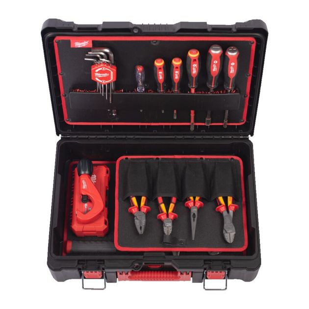 Набор ручной инструмента для инсталятора MILWAUKEE в кейсе PACKOUT, фото , изображение 3 | SNABZHENIE.com.ua Набор ручной инструмента для инсталятора MILWAUKEE в кейсе PACKOUT, фото , изображение 3 | SNABZHENIE.com.ua