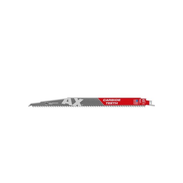 Полотно для сабельных пил AX FANG TIP CARBIDE MILWAUKEE, 300х5мм, (5шт), (дерево с гвоздями), фото  | SNABZHENIE.com.ua