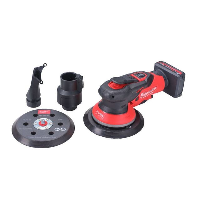 Шлифмашина эксцентриковая аккумуляторная бесщеточная MILWAUKEE M12 FROS2.5-502X Ø150мм (ЗУ+2ак.Х5Ач), фото , изображение 10 | SNABZHENIE.com.ua Шлифмашина эксцентриковая аккумуляторная бесщеточная MILWAUKEE M12 FROS2.5-502X Ø150мм (ЗУ+2ак.Х5Ач), фото , изображение 10 | SNABZHENIE.com.ua