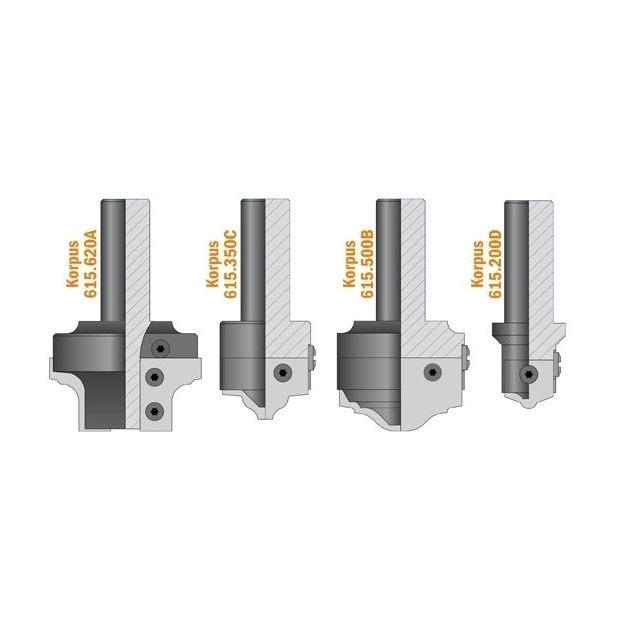 Комплект фрез для дверей из MDF (профиль ном. 1) CMT 615.004.01, фото , изображение 10 | SNABZHENIE.com.ua Комплект фрез для дверей из MDF (профиль ном. 1) CMT 615.004.01, фото , изображение 10 | SNABZHENIE.com.ua