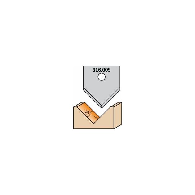 616.009 Нож профильный 20x20x2 Профиль 