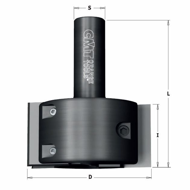 Фреза насадная свердлильная CNC D=65 I=40-50 L=93 S=20 CMT, фото  | SNABZHENIE.com.ua