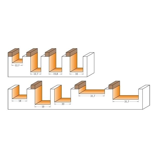 Фреза HM D=19 I=19 S=6 с верхним подшипником CMT, фото , изображение 6 | SNABZHENIE.com.ua Фреза HM D=19 I=19 S=6 с верхним подшипником CMT, фото , изображение 6 | SNABZHENIE.com.ua
