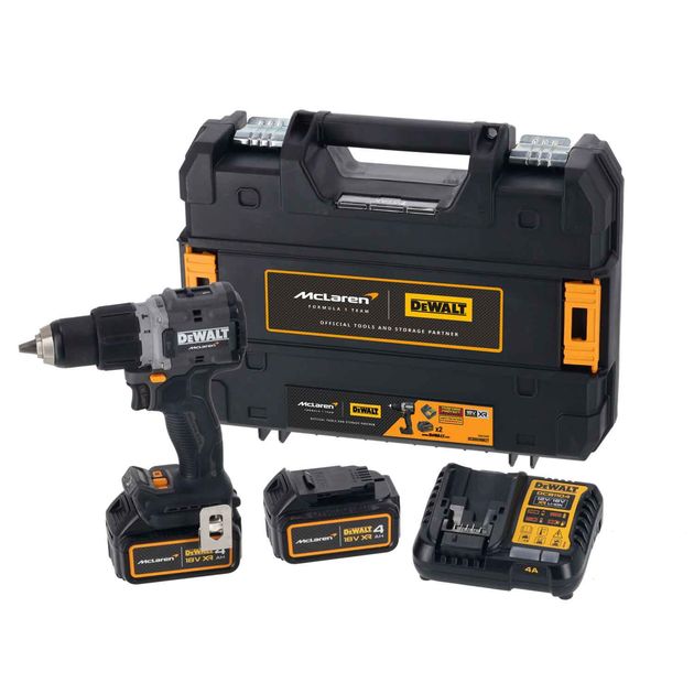 Дрель-шуруповёрт ударная McLaren F1 TEAM LIMITED EDITION DeWALT DCD85MM2T, фото  | SNABZHENIE.com.ua