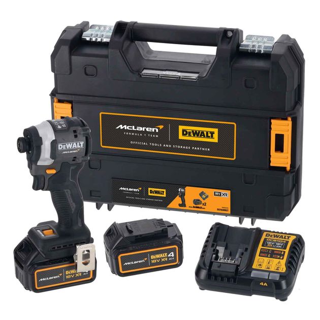 Шуруповёрт ударный McLaren F1 TEAM LIMITED EDITION DeWALT DCF85MM2T, фото  | SNABZHENIE.com.ua