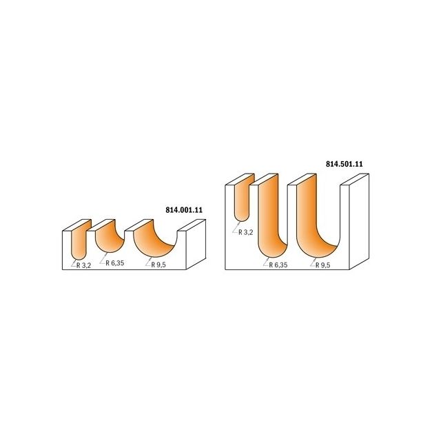 Комплект фрез HW S=12,7 CMT 814.501.11, фото , изображение 2 | SNABZHENIE.com.ua Комплект фрез HW S=12,7 CMT 814.501.11, фото , изображение 2 | SNABZHENIE.com.ua