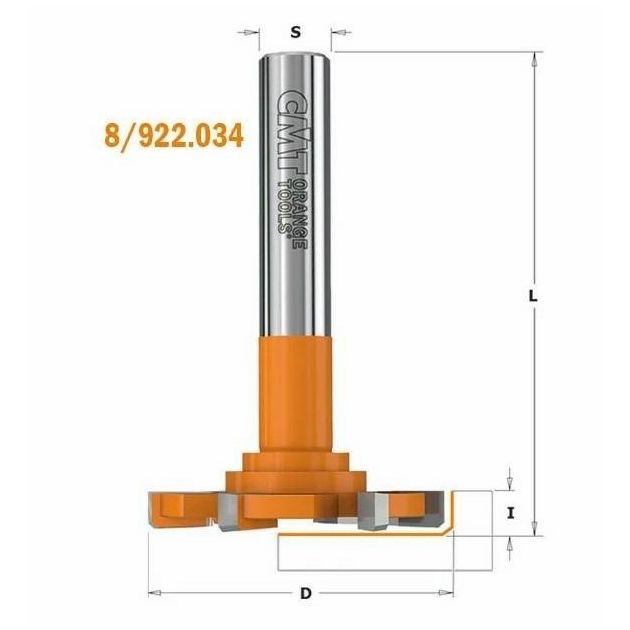 Фреза CMT для выравнивания площадей Z=6, артикул 922.034.11, фото  | SNABZHENIE.com.ua