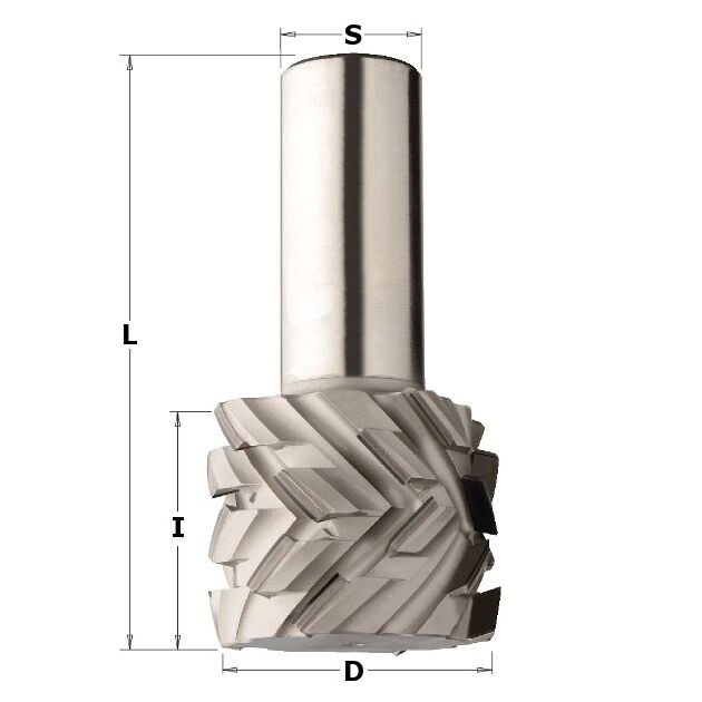 Фреза DTJ DIA D=50 I=38 L=95 S=25x55 RH Z=4+4 40° ITA TOOLS, фото  | SNABZHENIE.com.ua