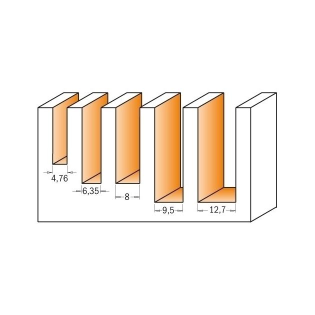 Комплект фрез спиральных D=4-6-8-10-12 S=8 (5 шт.) CMT, фото , изображение 11 | SNABZHENIE.com.ua Комплект фрез спиральных D=4-6-8-10-12 S=8 (5 шт.) CMT, фото , изображение 11 | SNABZHENIE.com.ua