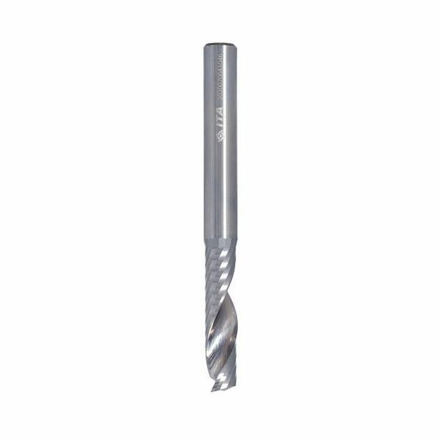 Фреза VHM Z1 D=8 I=32 L=80 S=8 RH позитив, алюминий и пластик ITA TOOLS, фото  | SNABZHENIE.com.ua