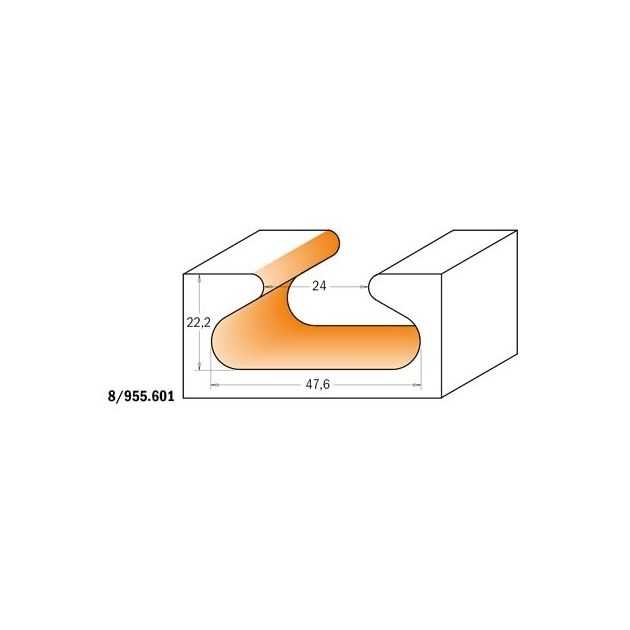 Фреза HM D=29 I=20 T=19 R=4,8-2,3 S=8 CMT 955.105.11, фото , изображение 7 | SNABZHENIE.com.ua Фреза HM D=29 I=20 T=19 R=4,8-2,3 S=8 CMT 955.105.11, фото , изображение 7 | SNABZHENIE.com.ua