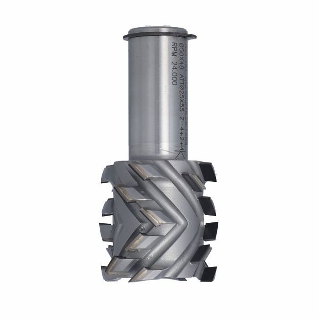 Фреза DIA D=50 I=48 S=25x55 L=105Z=4+2+4 (24) a45° H=6,0 RH ITA TOOLS, фото , зображення 3 | SNABZHENIE.com.ua