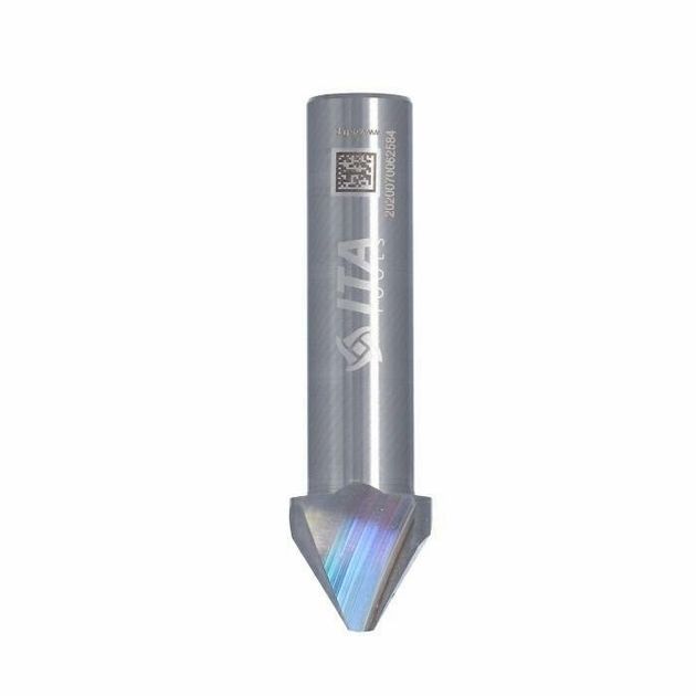 Фреза VHM Z2 D=16 I=15 L=60 A=108° S=12 RH для Alucobond ITA TOOLS, фото  | SNABZHENIE.com.ua