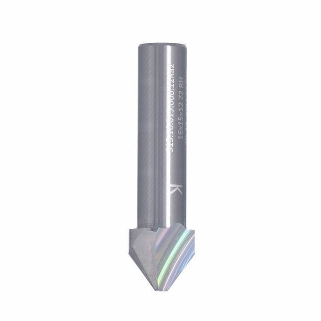 Фреза VHM Z2 D=16 I=15 L=60 A=108°S=12 RH для alucobond ITA TOOLS, фото , зображення 6 | SNABZHENIE.com.ua
