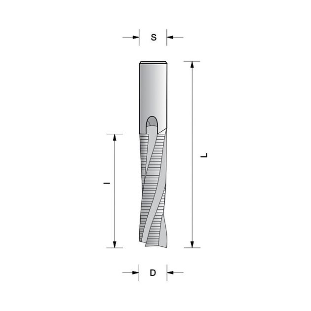 Фреза VHM D=14 I=052 L=100 S=14 RH Z3 ITA TOOLS, фото , зображення 3 | SNABZHENIE.com.ua