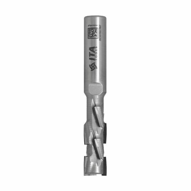 Фреза DIA Z2+2 PRO D=12 I=35 L=94 S=12x50 RH 8+1 PCD H2,5 4 спіралі, сталь ITA TOOLS, фото  | SNABZHENIE.com.ua