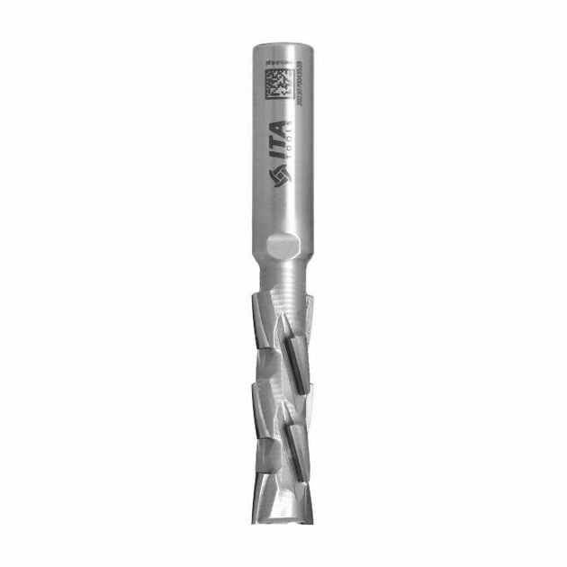 Фреза DIA Z2+2 PRO D=12 I=43 L=94 S=12x50 RH 8+1 PCD H2,5 4 спирали ITA TOOLS, фото  | SNABZHENIE.com.ua