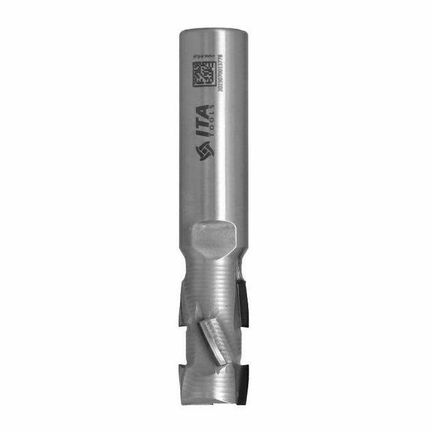 Фреза DIA Z2+2 PRO D=16 I=28 L=94 S=16x50 RH 6+1 PCD H2,5 4 спіралі, сталевий корпус ITA TOOLS, фото  | SNABZHENIE.com.ua
