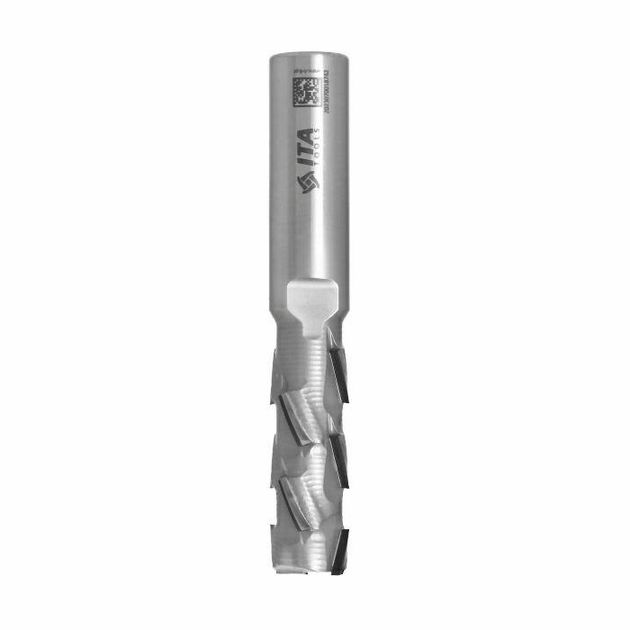 Фреза DIA Z2+2 PRO D=16 I=43 L=94 S=16x50 RH 10+1 PCD H2,5 4 спіралі сталь ITA TOOLS, фото  | SNABZHENIE.com.ua