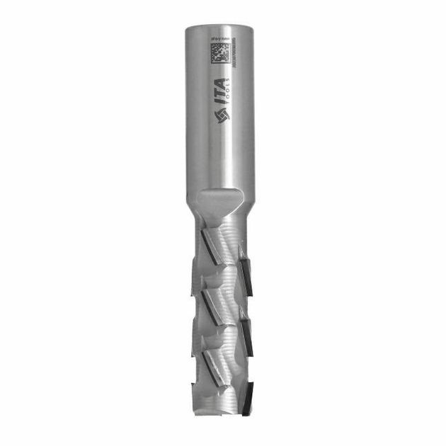 Фреза DIA Z2+2 PRO D=18 I=52 L=94 S=20x50 RH 12+1 PCD H2,5 4 спирали ITA TOOLS, фото  | SNABZHENIE.com.ua