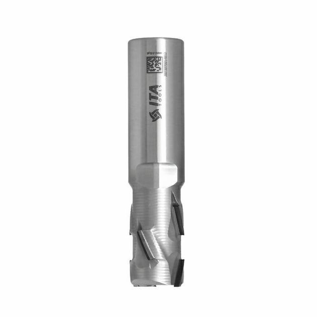 Фреза DIA Z2+2 PRO D=20 I=28 L=94 S=20x50 RH 6+1 PCD H2,5 4 спирали, фото  | SNABZHENIE.com.ua