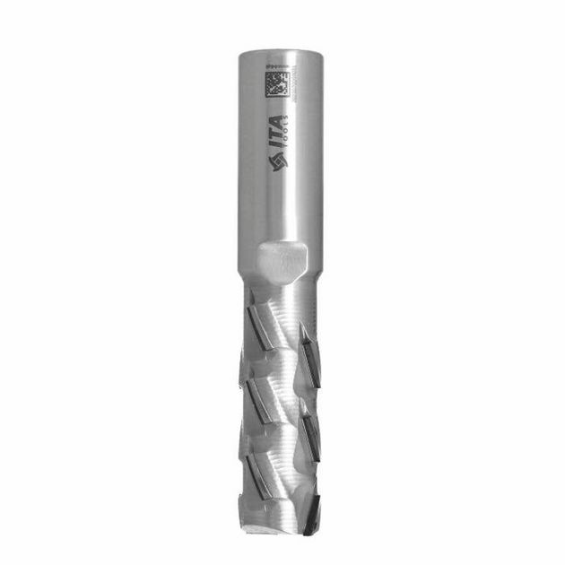 Фреза DIA Z2+2 PRO D=20 I=52 L=110 S=20x50 RH 12+1 PCD H2,5 4 спирали ITA TOOLS, фото  | SNABZHENIE.com.ua