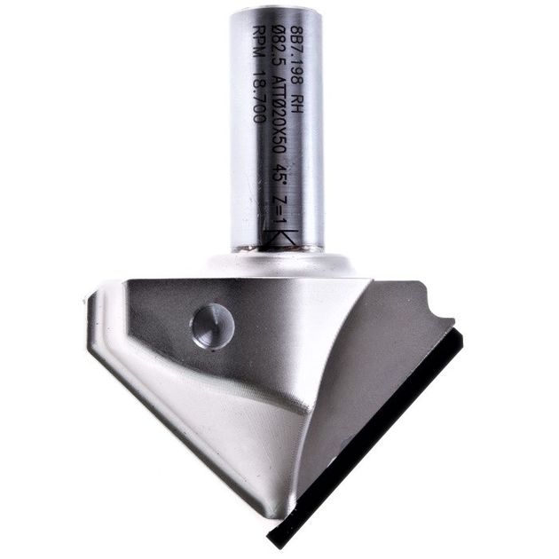 FDH. Фреза D=82,5 I=41,04 S=20x50 Z=1 H4,0 L=110 k45° RH ITA TOOLS, фото , изображение 3 | SNABZHENIE.com.ua