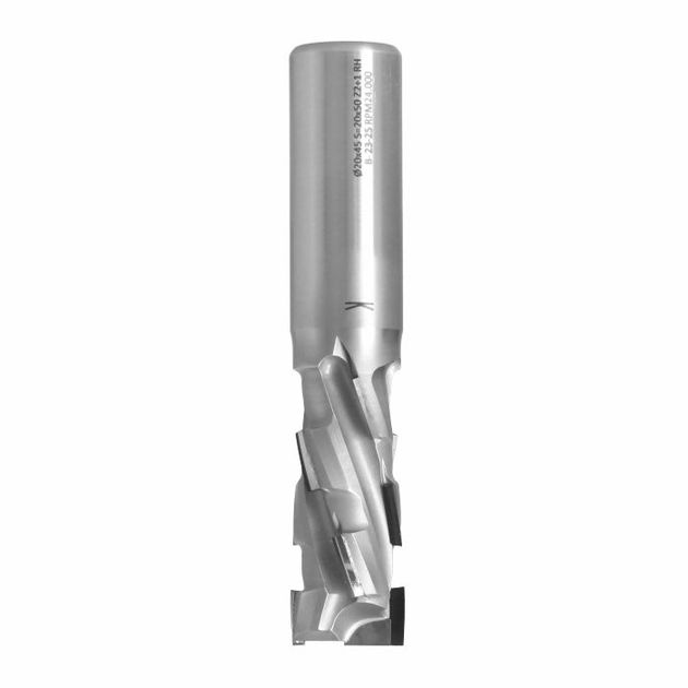 Фреза DIA Z2+1 D=20 I=45 L=104 S=20x50 RH 10PCD+1HM H2,5 4 спіралі, STAL ITA TOOLS, фото , зображення 11 | SNABZHENIE.com.ua