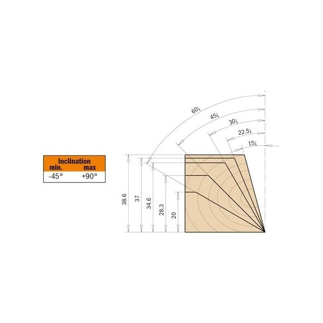 Фреза насадная CNC D=85 I=39,5 Dmax=102 A=-45 - +90 L=92 RH CMT, фото , изображение 4 | SNABZHENIE.com.ua Фреза насадная CNC D=85 I=39,5 Dmax=102 A=-45 - +90 L=92 RH CMT, фото , изображение 4 | SNABZHENIE.com.ua