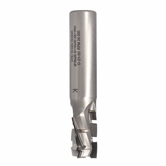 Фреза DIA Z3+1 D=16 I=25 L=85 S=16x50RH (7+1) PCD H3,0 3 спирали, фото , изображение 8 | SNABZHENIE.com.ua