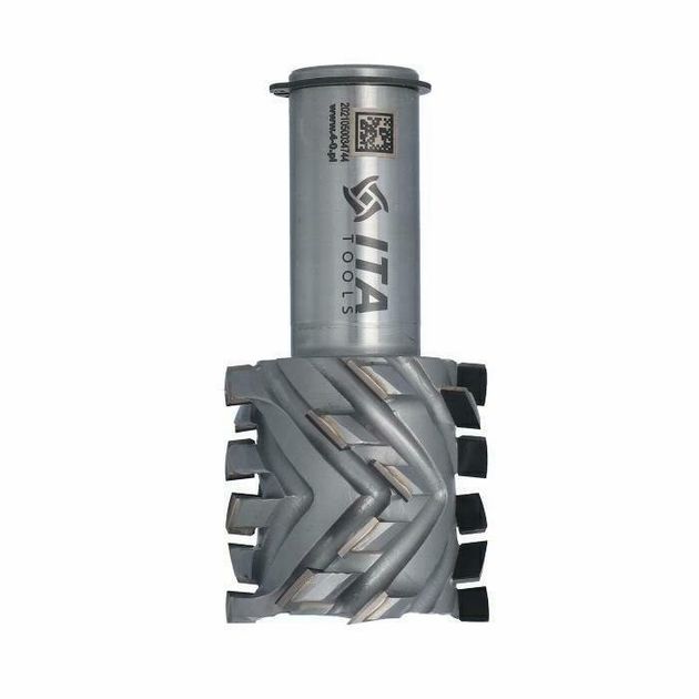 Фреза DIA D=50 I=48 S=25x55 L=105Z=4+2+4 (24) a45° H=6,0 RH ITA TOOLS, фото , зображення 17 | SNABZHENIE.com.ua