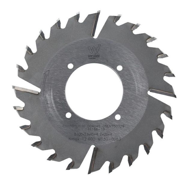 Пила PKA D=130 F=45 K/P=3,6/2,6 Z=20+4 R 30° PH:4/4,5/55 BIESSE STREAM, фото  | SNABZHENIE.com.ua