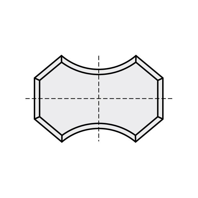 Нож HM 12,7x12,7x3,2мм HC05 R=3,0, фото , изображение 2 | SNABZHENIE.com.ua