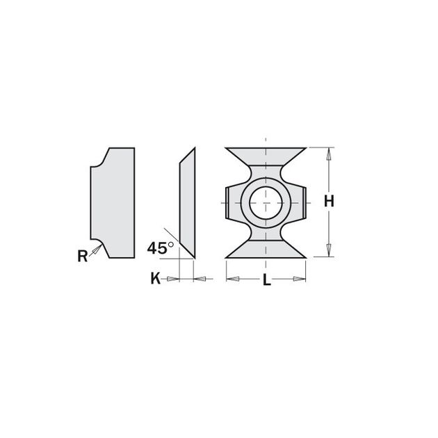 Нож HM 16,0x22,0x5,0mm HC20 R=6,0, фото , изображение 2 | SNABZHENIE.com.ua Нож HM 16,0x22,0x5,0mm HC20 R=6,0, фото , изображение 2 | SNABZHENIE.com.ua