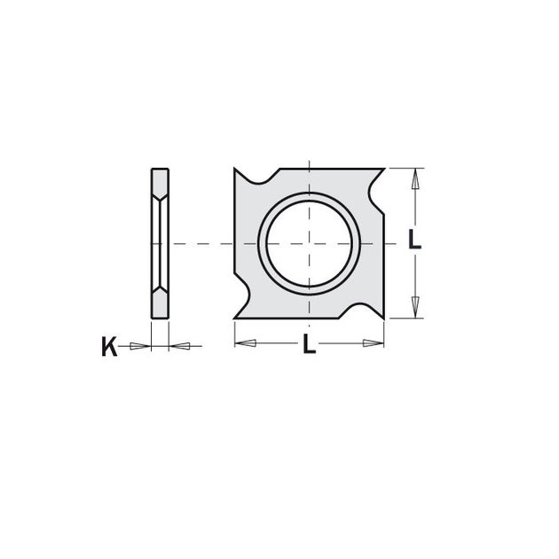 Нож HM 18,0x18,0x2,45mm HC20 d=10,4, фото , изображение 2 | SNABZHENIE.com.ua Нож HM 18,0x18,0x2,45mm HC20 d=10,4, фото , изображение 2 | SNABZHENIE.com.ua