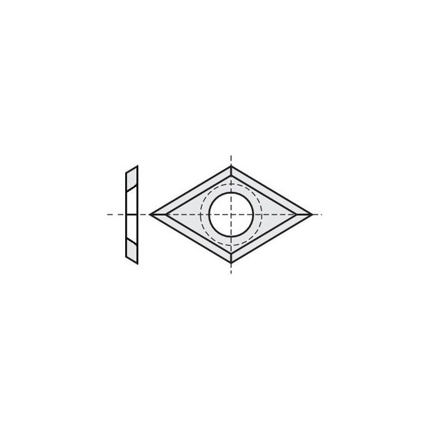 Нож HM 14,0x14,0x2,0мм HC05 d=6,5 