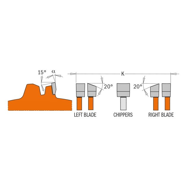 Фреза HW D=203 F=30 K=6,35-20,64 P=3.38 Z=12 FTG+ATB PTFE, фото , изображение 2 | SNABZHENIE.com.ua Фреза HW D=203 F=30 K=6,35-20,64 P=3.38 Z=12 FTG+ATB PTFE, фото , изображение 2 | SNABZHENIE.com.ua