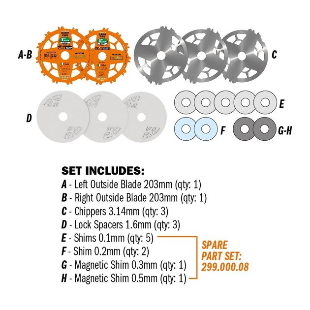 Фреза HW D=203 F=30 K=6,35-20,64 P=3.38 Z=12 FTG+ATB PTFE, фото , изображение 3 | SNABZHENIE.com.ua Фреза HW D=203 F=30 K=6,35-20,64 P=3.38 Z=12 FTG+ATB PTFE, фото , изображение 3 | SNABZHENIE.com.ua