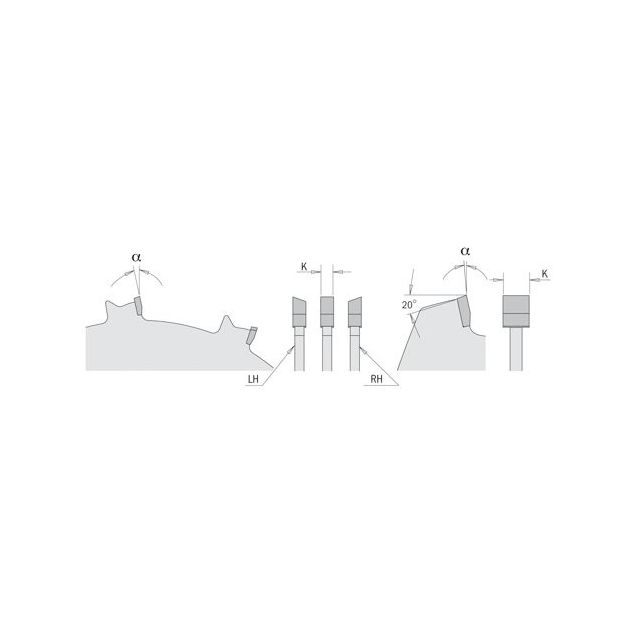 Фреза HW D=203 F=30 K=6,35-20,64 P=3.38 Z=12 FTG+ATB PTFE, фото , изображение 4 | SNABZHENIE.com.ua Фреза HW D=203 F=30 K=6,35-20,64 P=3.38 Z=12 FTG+ATB PTFE, фото , изображение 4 | SNABZHENIE.com.ua
