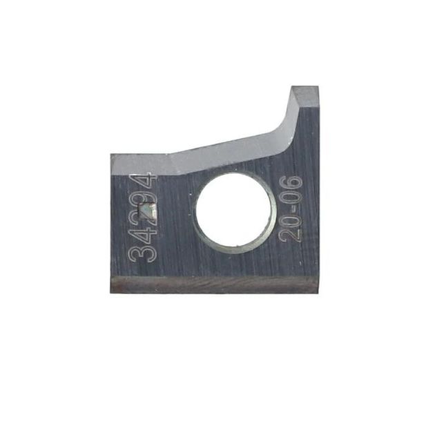 KKC. Нож L=14,5 W=14,5 T=2 R=2 RH, отверстие 5 мм, Hebrock, фото  | SNABZHENIE.com.ua