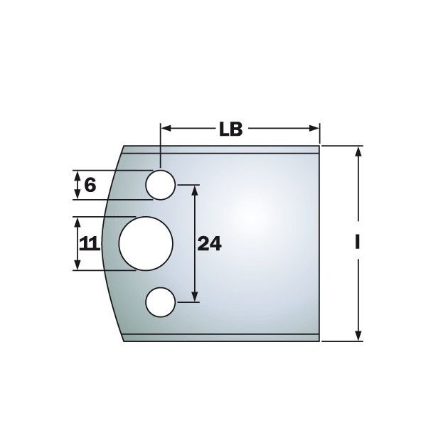 Ножі HSS 50x32,5x4 мм 690.599, фото  | SNABZHENIE.com.ua