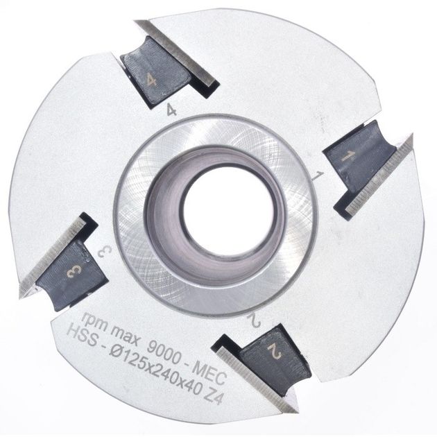 Фреза насадна GS1 D=125 F=40 I=240 Z4 для алюмінію MEC, фото , зображення 8 | SNABZHENIE.com.ua Фреза насадна GS1 D=125 F=40 I=240 Z4 для алюмінію MEC, фото , зображення 8 | SNABZHENIE.com.ua