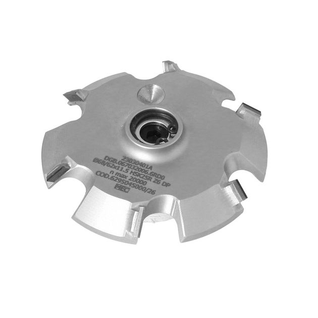 DGB. Фреза DIA D=62 F=HSK32 I=6 Z=6 RH, фото , зображення 2 | SNABZHENIE.com.ua