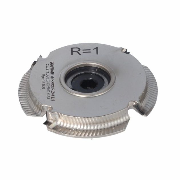 Фреза PCD D=76/70 I=R1,0/23 F=HSK25R Z=4 H3,0 LH / IS HOMAG FF/IMA, фото , зображення 4 | SNABZHENIE.com.ua