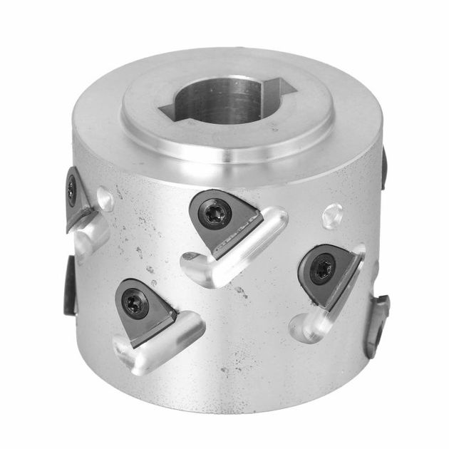 Фреза насадна DGL D=80 I=47/65 d=25+2CHZ=2+2 (10) H=3 LH з нижньою фаскою / фланцем, фото , зображення 6 | SNABZHENIE.com.ua