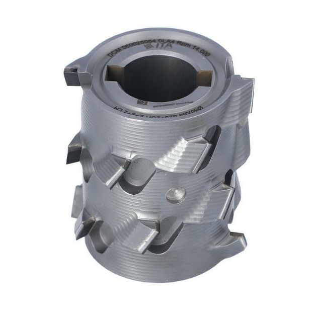 DGM. Фреза насадная D=60 l=48 d=25+2CH LN Z=2+2 (12) H2,5 RH без подфрезования, фото , изображение 2 | SNABZHENIE.com.ua DGM. Фреза насадная D=60 l=48 d=25+2CH LN Z=2+2 (12) H2,5 RH без подфрезования, фото , изображение 2 | SNABZHENIE.com.ua