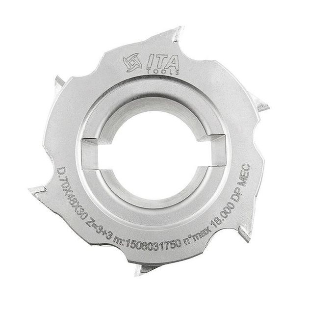 Фреза насадная DGM DIA D=70 I=48 d=30+2CH Z=3+3 H=4,5 RH двусторонняя, фото , изображение 4 | SNABZHENIE.com.ua Фреза насадная DGM DIA D=70 I=48 d=30+2CH Z=3+3 H=4,5 RH двусторонняя, фото , изображение 4 | SNABZHENIE.com.ua