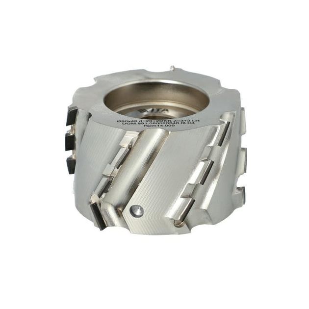 Насадна фреза DGM DIA D=80 I=48 d=20+2CH Z=3+3 (18) H=4,5 LH двостороння, фото  | SNABZHENIE.com.ua
